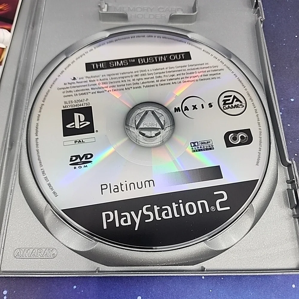 The Sims: Bustin'‎ Out (Sony PlayStation 2, 2004) Platinum Edition PAL US SELLER